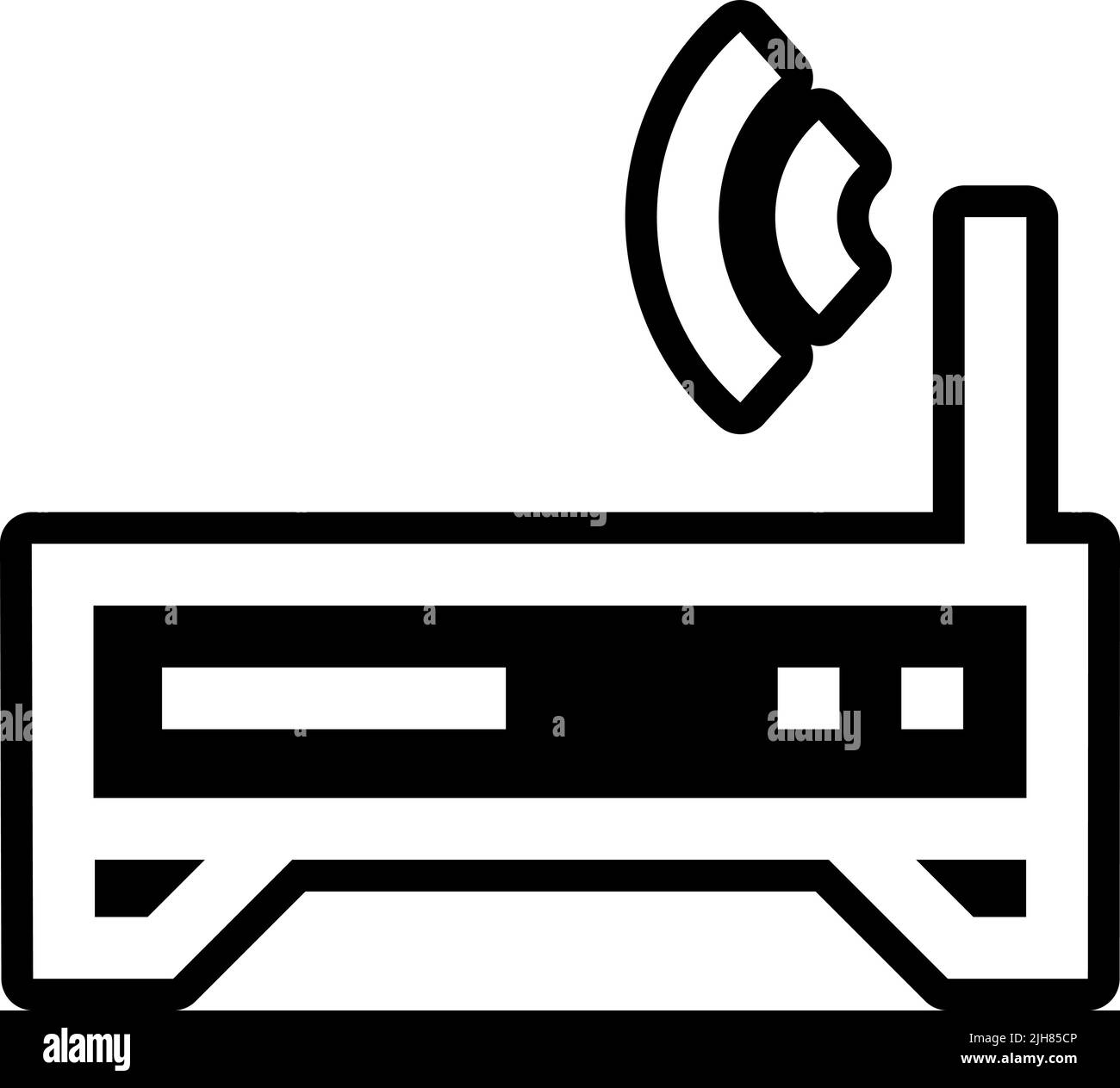 Router-Symbol für Heimmaterial Stock Vektor