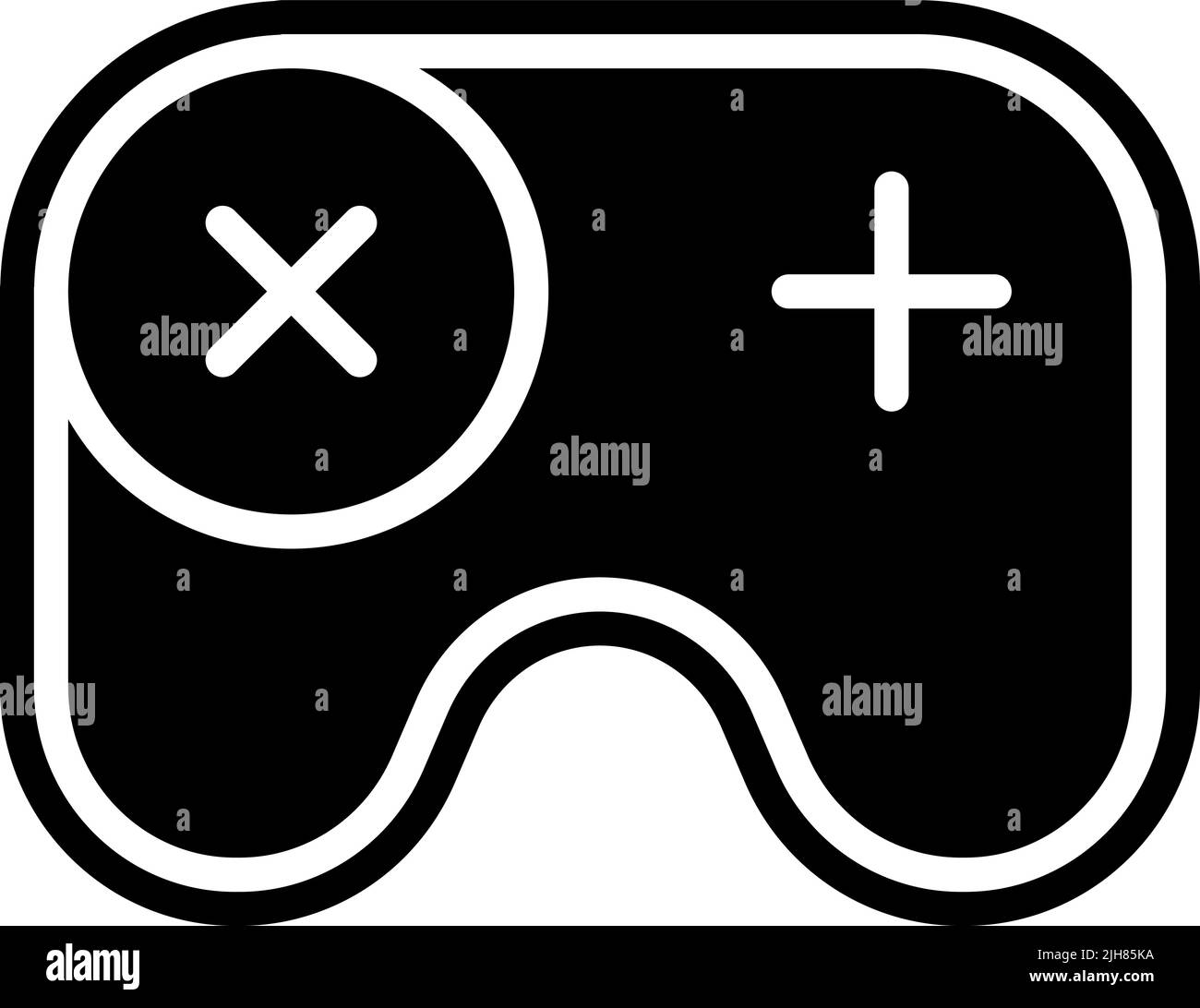 Spielsymbol für die mobile Benutzeroberfläche Stock Vektor