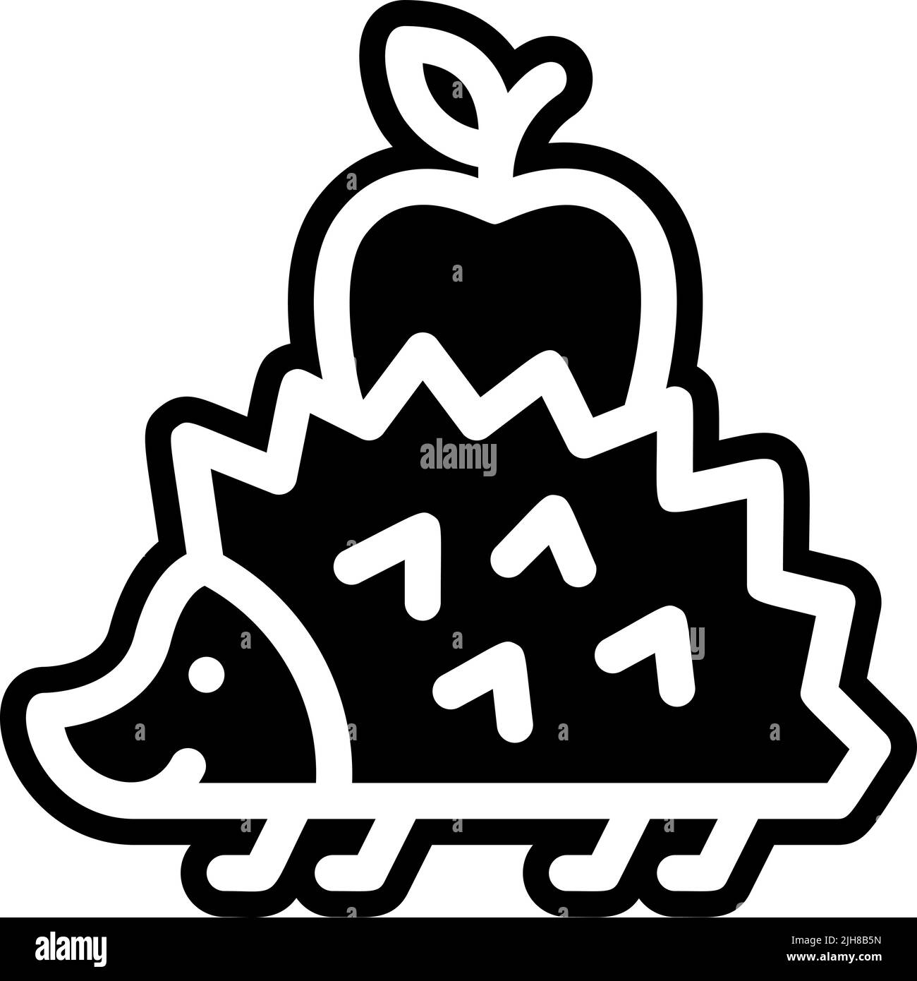 Symbol für den Frühlingsigel Stock Vektor