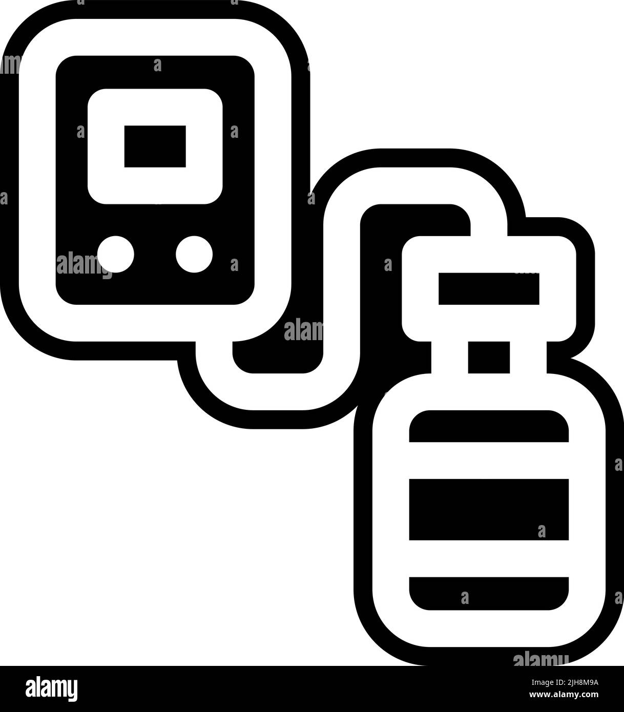 Symbol für Impfstoff Stock Vektor