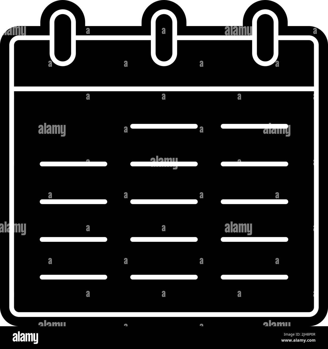 Herbstkalender . Stock Vektor