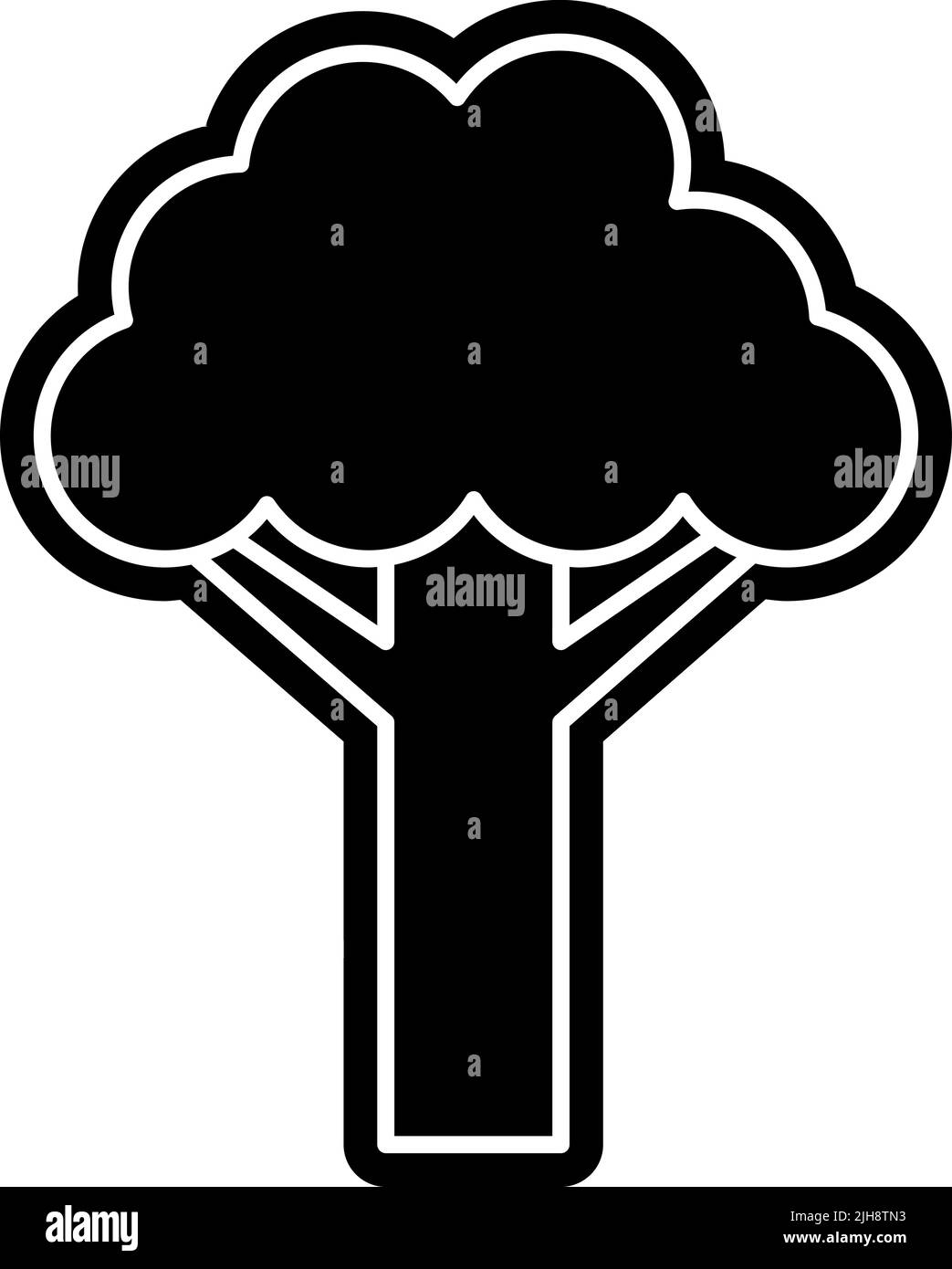 Herbstbaum . Stock Vektor