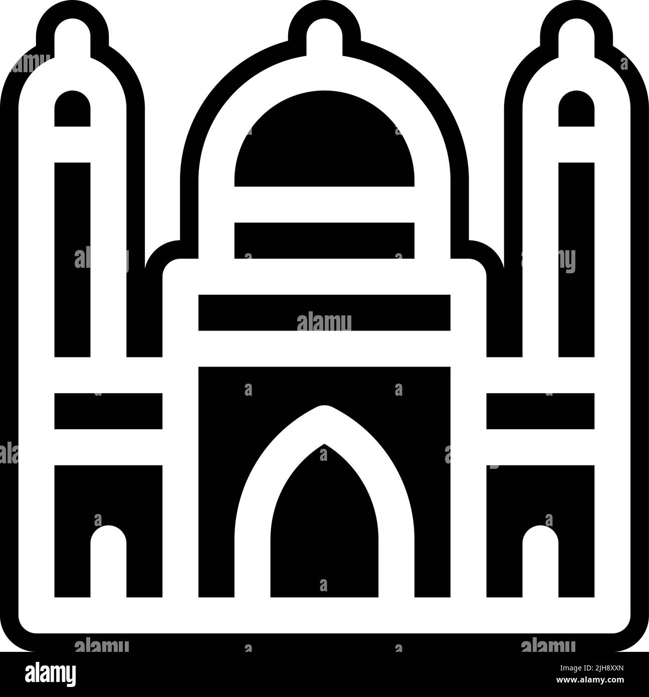 Ägypten Moschee von ibn tulun . Stock Vektor