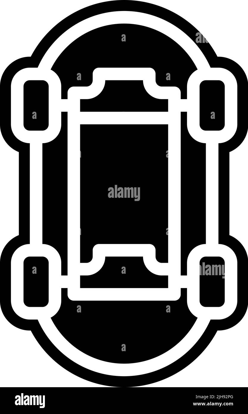 Urlaub Skateboard . Stock Vektor