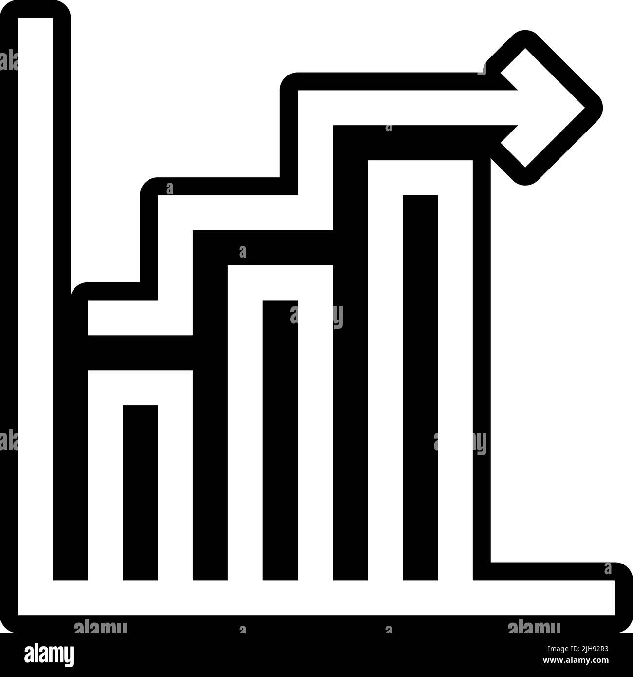 Erhöhen und verringern erhöhen . Stock Vektor