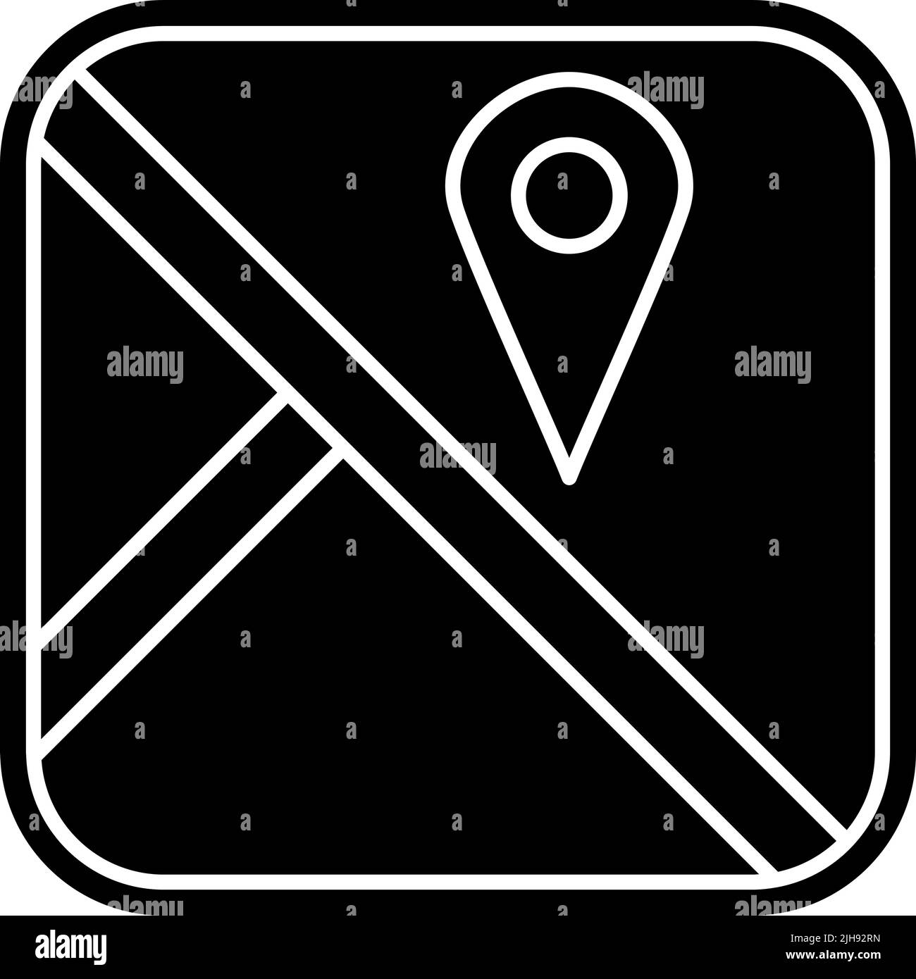 Profil und karte der route Stock-Vektorgrafiken kaufen - Alamy