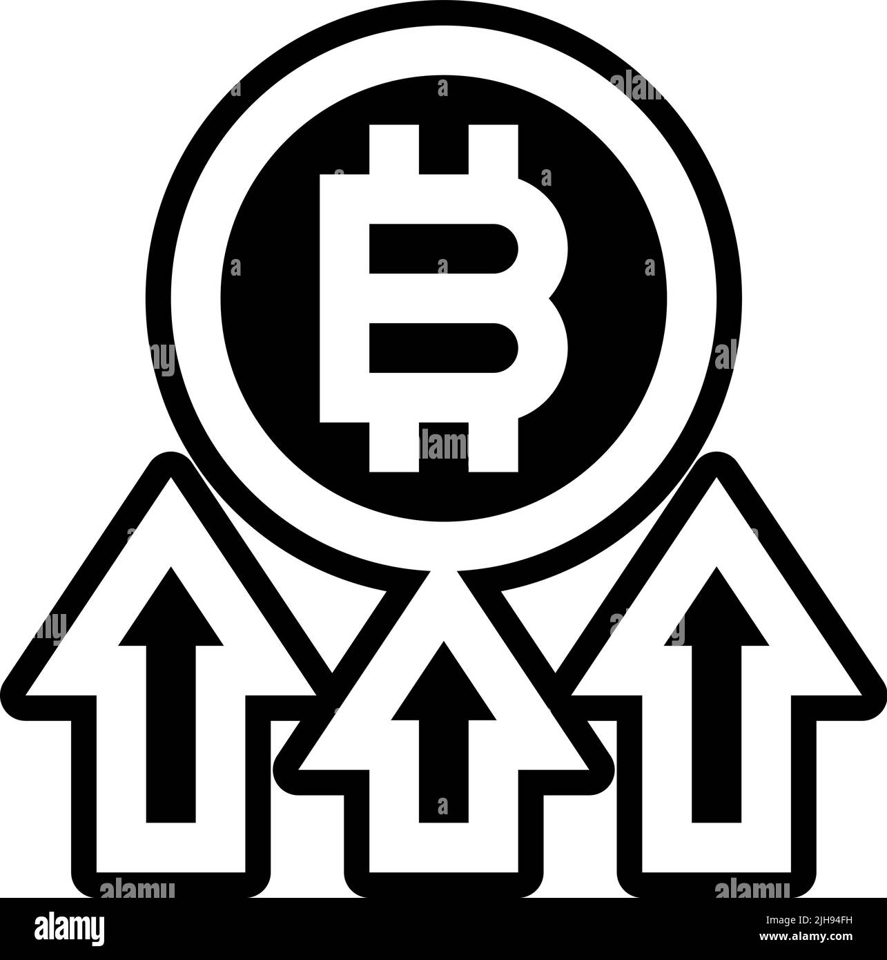 Erhöhen und verringern erhöhen . Stock Vektor