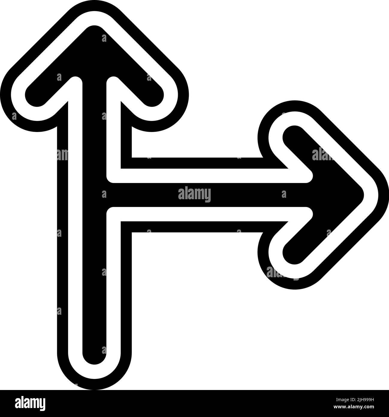 Pfeil nach rechts. Stock Vektor