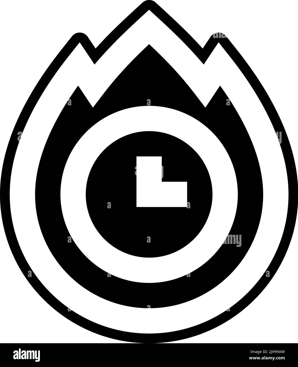 Zeit und Datum Termin . Stock Vektor