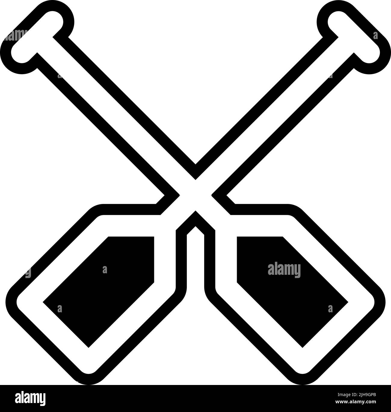 Drachenboot Festival Ruder . Stock Vektor