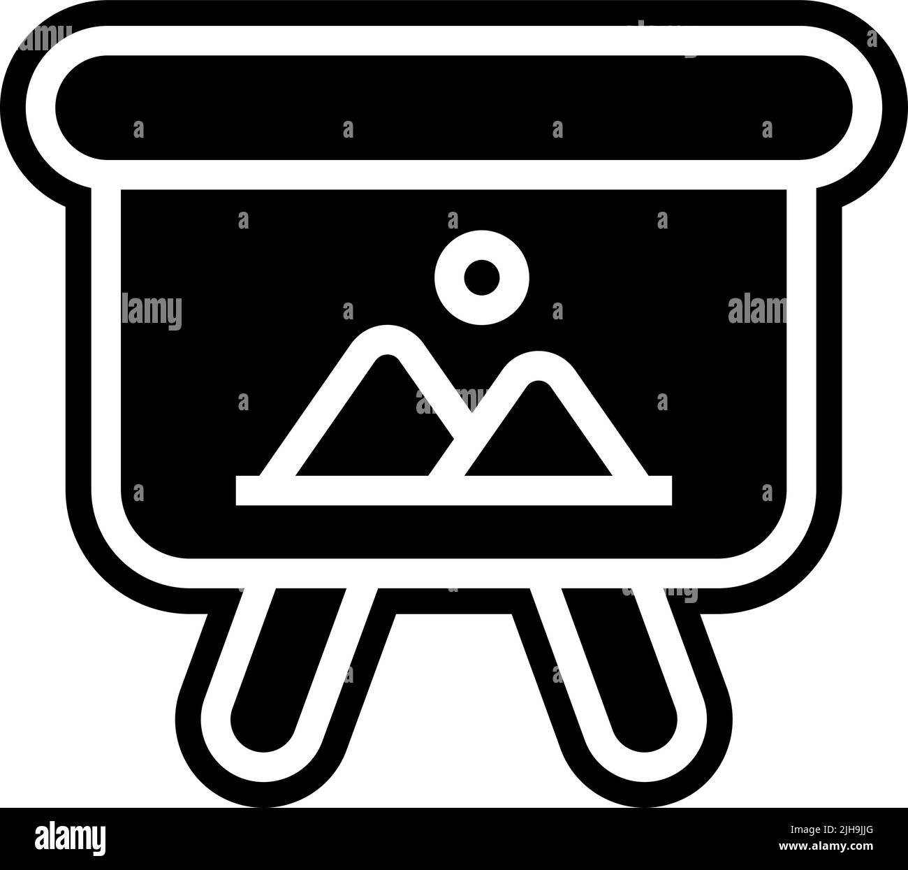 Bildung Kunst Board . Stock Vektor