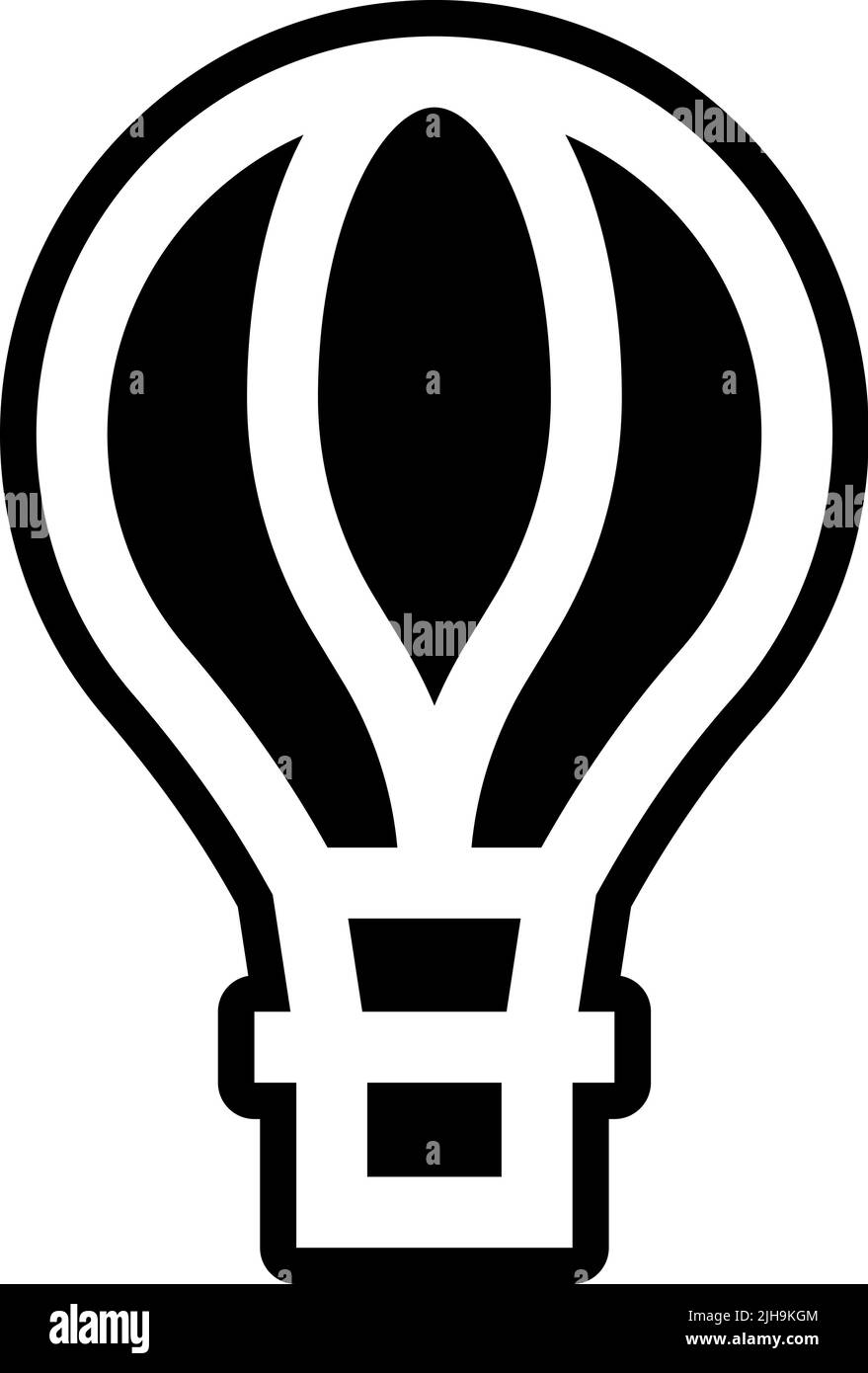 Italien Heißluftballon . Stock Vektor