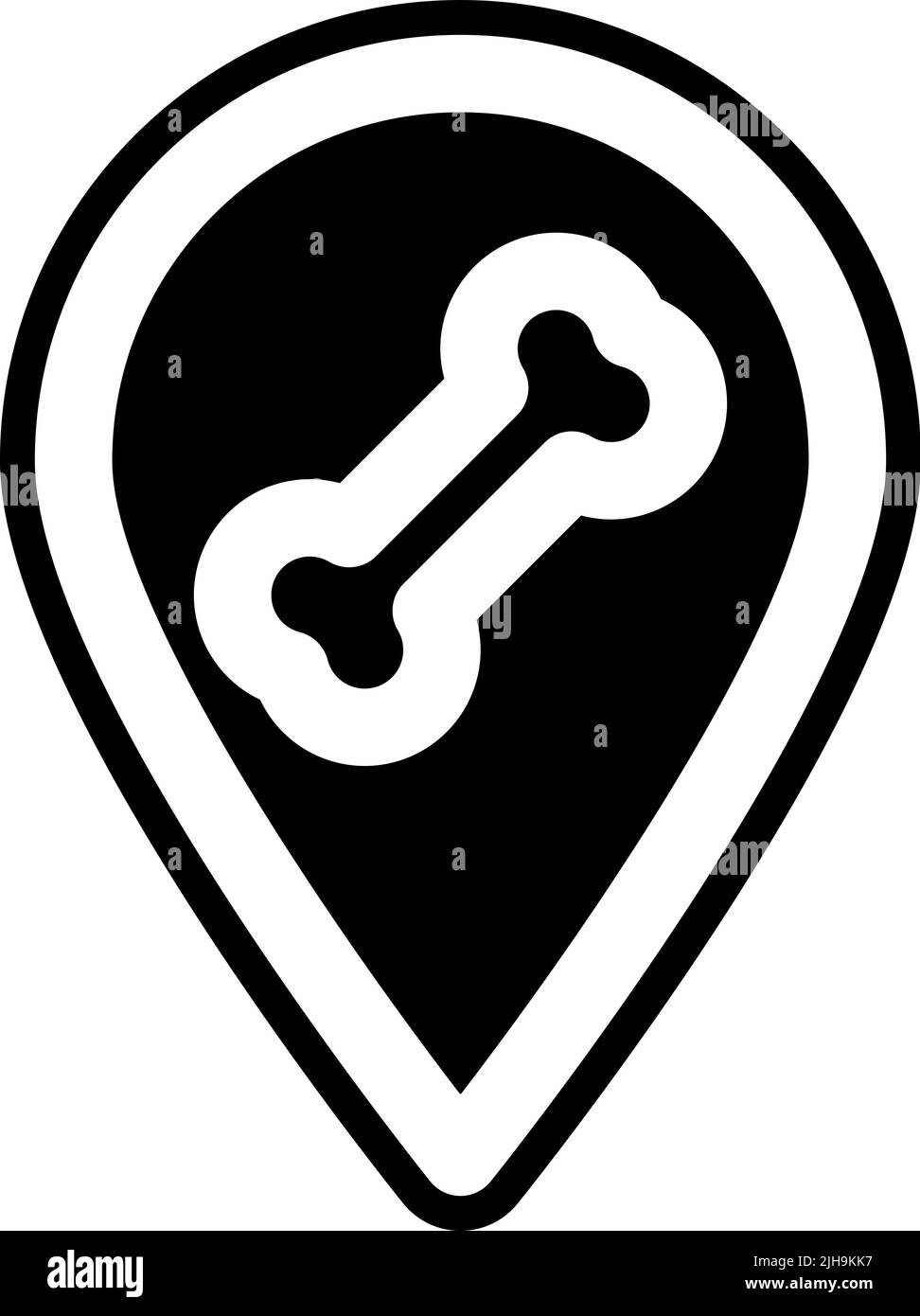 Lage der Haustiere . Stock Vektor