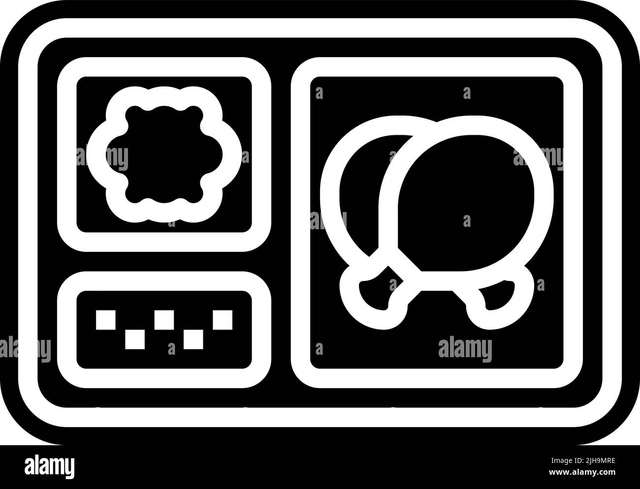 Sport Diät Fertiggericht . Stock Vektor