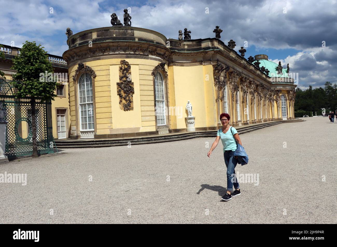 Sanssouci - Ensemble von Schlössern und Gärten, Brandenburg, Deutschland, Potsdam Stockfoto