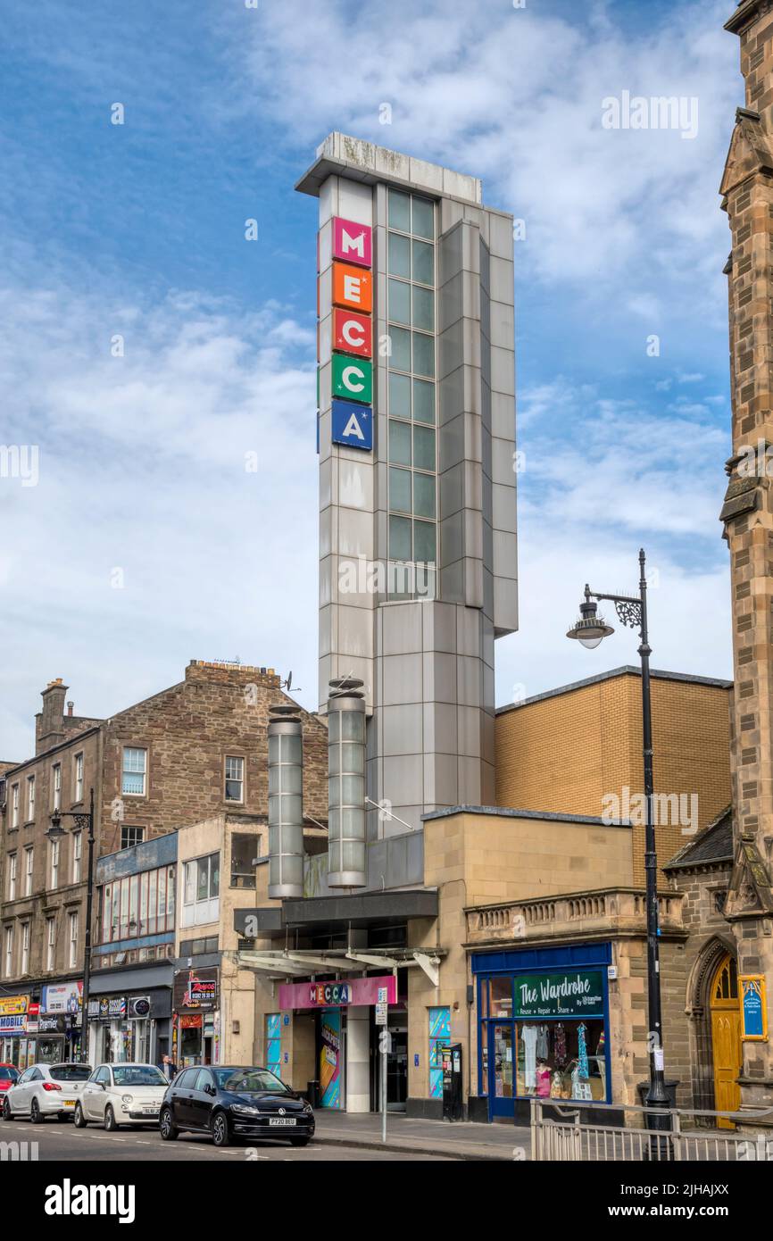 Die Mekka Bingo Hall im internationalen modernen Stil in Dundee wurde 1935-36 von Joseph Emberton und John Fairweather als Greens Playhouse Cinema entworfen. Stockfoto