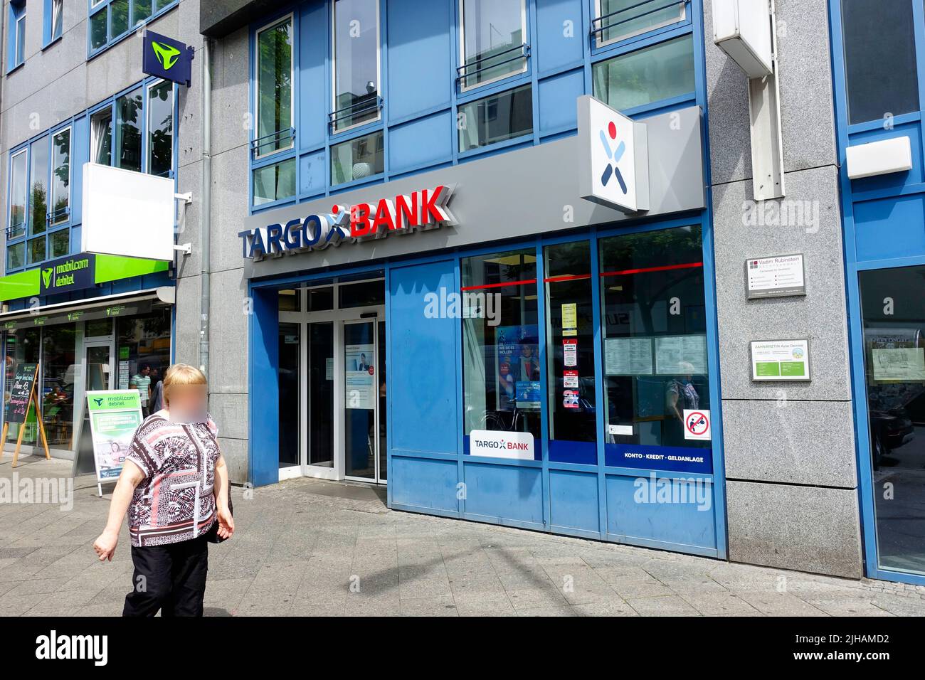 Targobank, Bankfiliale, Wilmersdorfer Str., Berlin, Deutschland Stockfoto