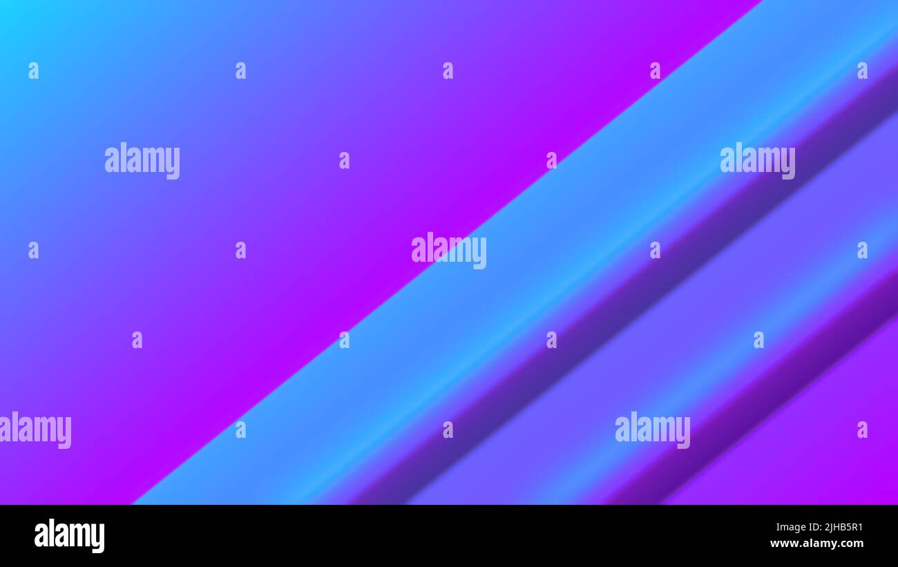 Blau und Rosa 3D Hintergrund Tapete. Stockfoto