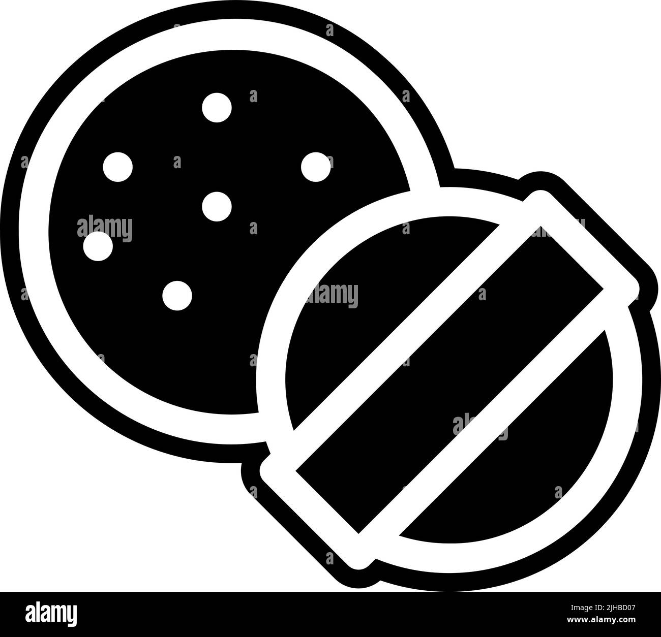 Schönheitspulver . Stock Vektor