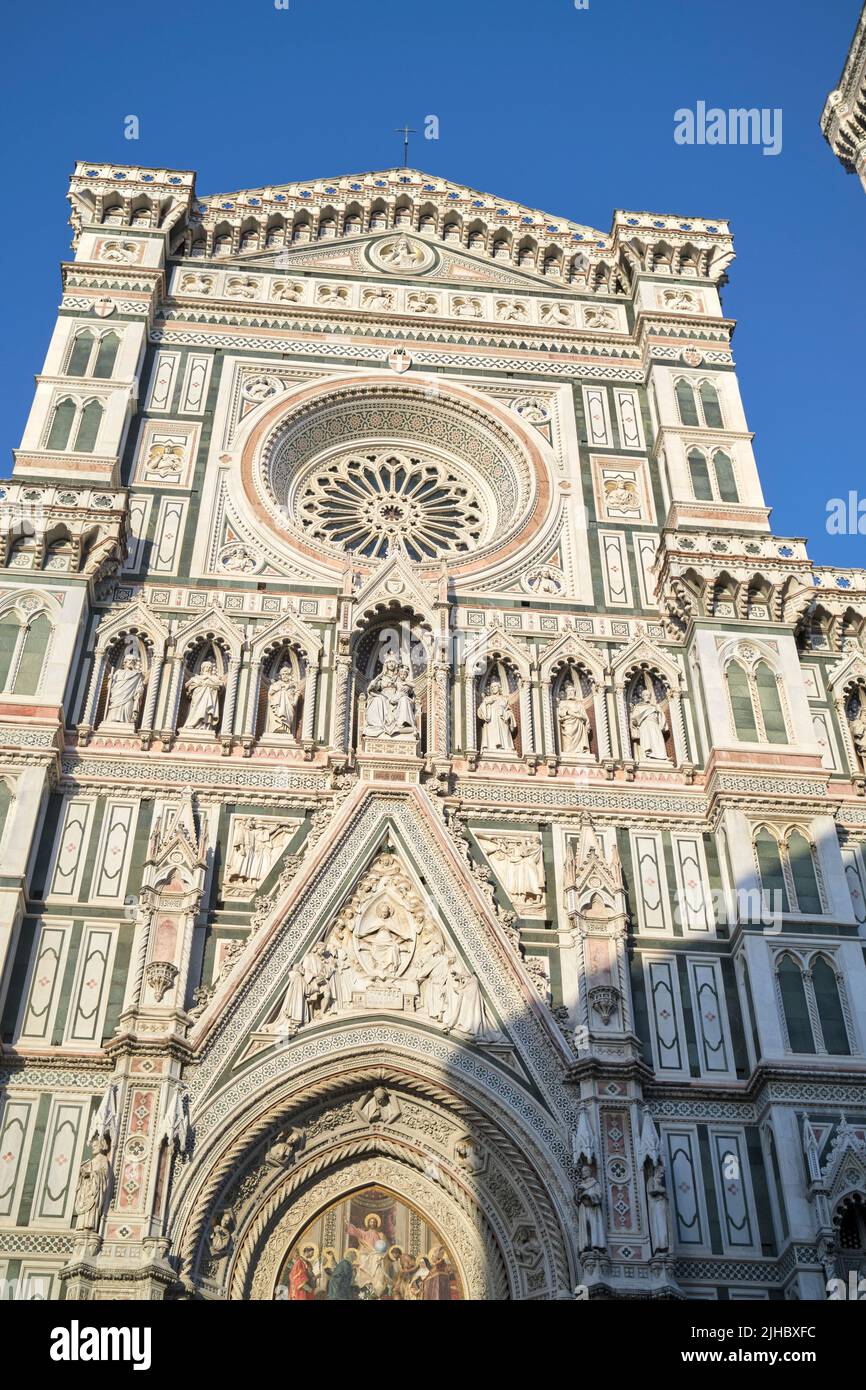 Dom Fassade Florenz Kathedrale Florenz Italien Stockfoto