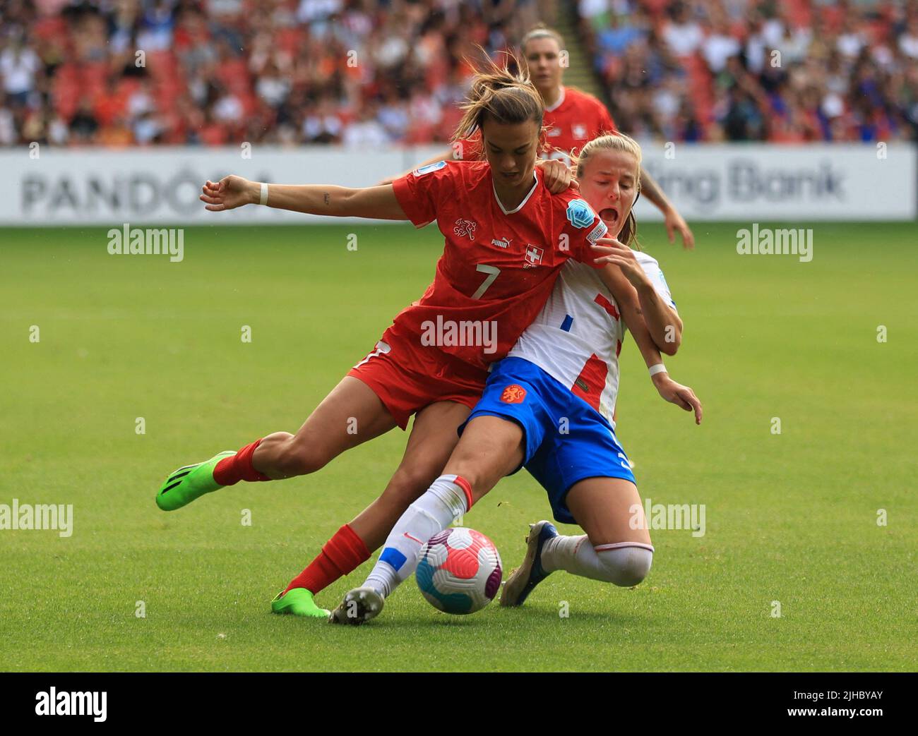 Fußball FrauenEuro 2022 Gruppe C Schweiz / Niederlande Bramall