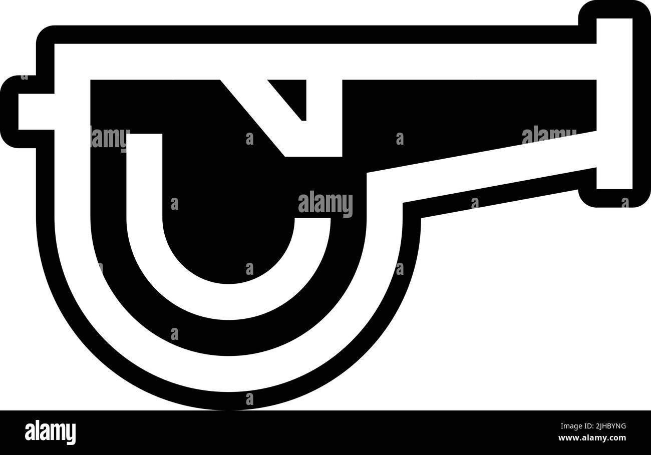 Volleyballpfeife . Stock Vektor