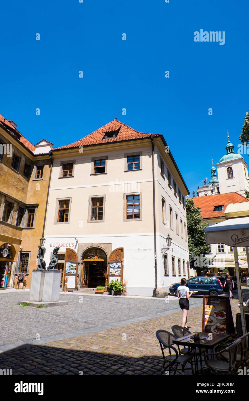 Ungelt, Innenhof, Altstadt, Prag, Tschechische Republik Stockfoto