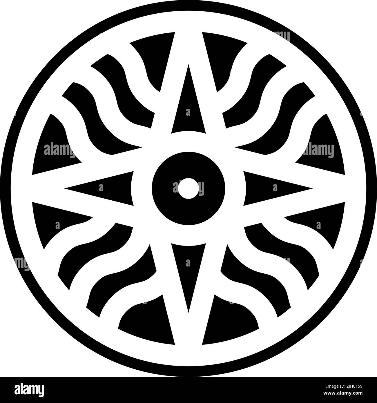 Alte Zivilisation Symbol . Stock Vektor