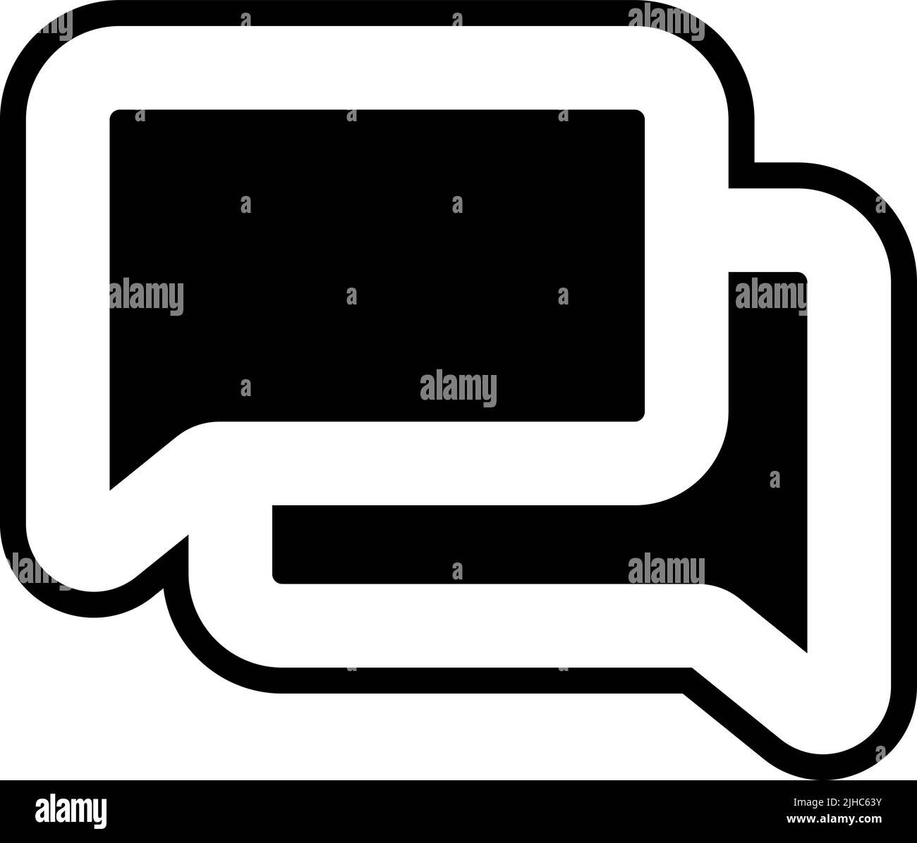 E-Commerce-ui-Kommunikation . Stock Vektor