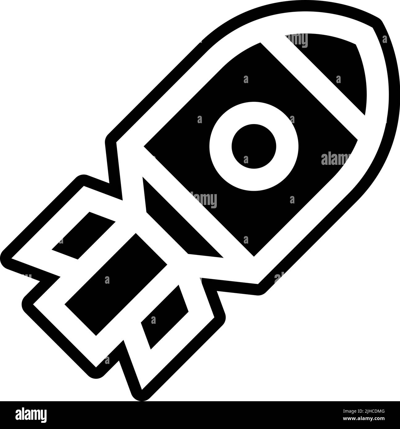 Kernenergie Atombombe . Stock Vektor