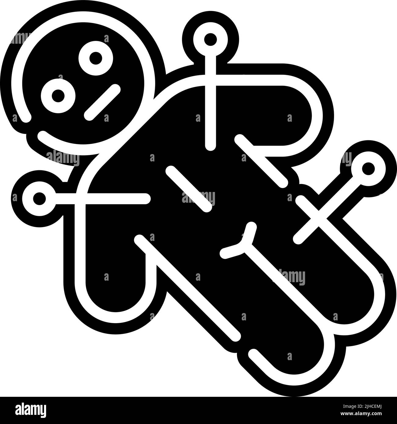 Südafrika Voodoo . Stock Vektor