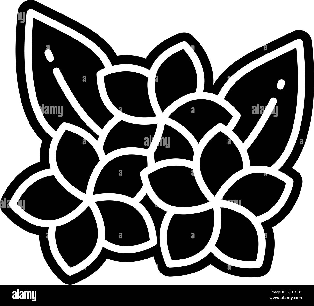 Tropische Blume . Stock Vektor