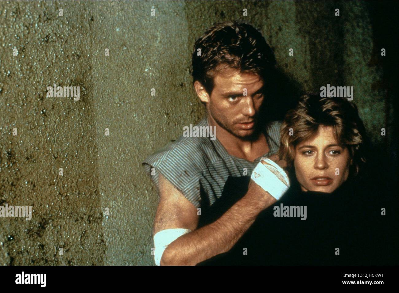 MICHAEL BIEHN, Linda Hamilton, der Terminator, 1984 Stockfoto