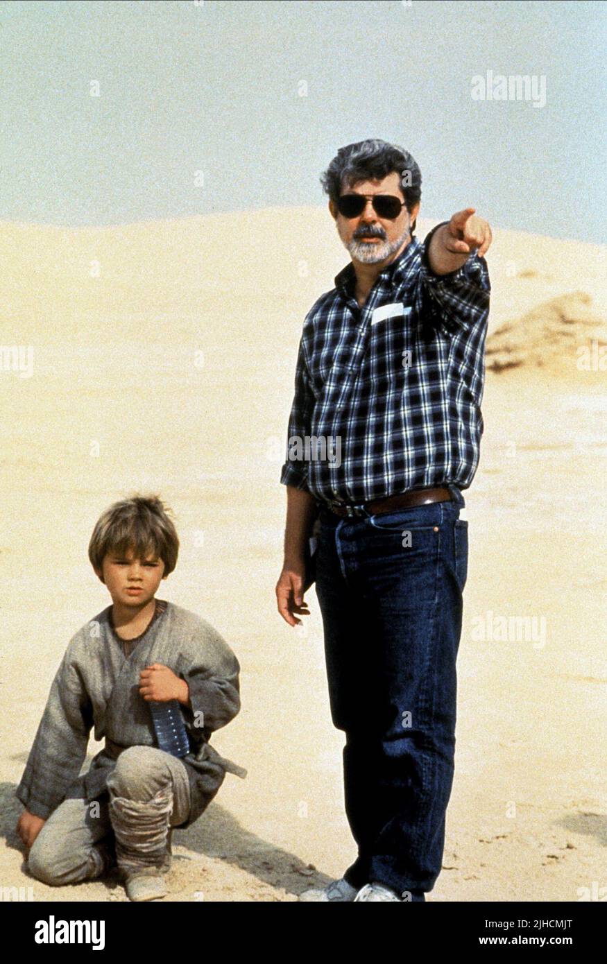 JAKE LLOYD, George Lucas, Star Wars: Episode I - Die Dunkle Bedrohung, 1999 Stockfoto