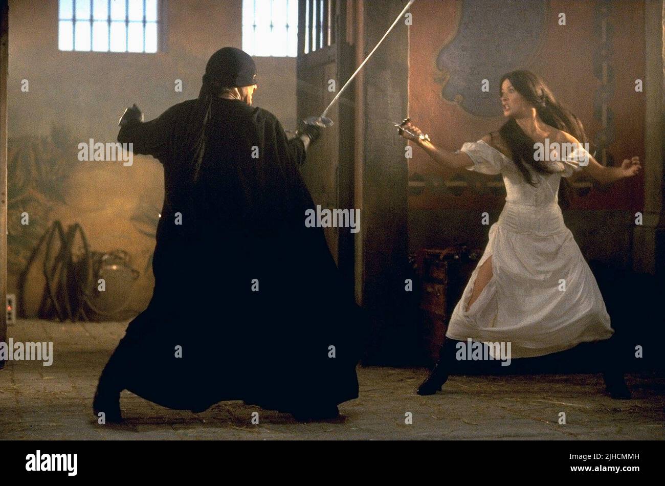 ANTONIO BANDERAS, CATHERINE ZETA - JONES, DIE MASKE DES ZORRO, 1998 Stockfoto