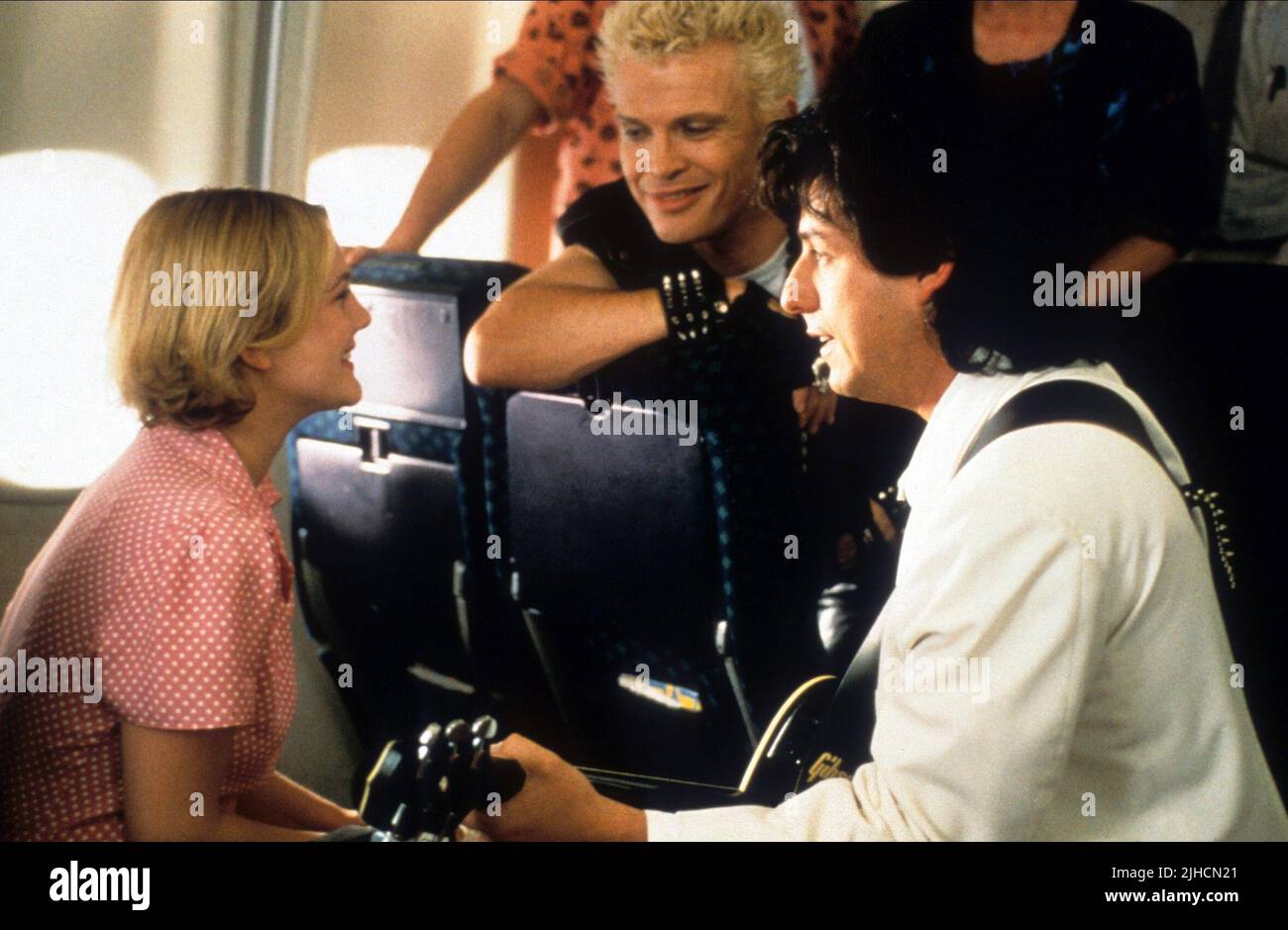 DREW BARRYMORE, Billy Idol, ADAM SANDLER, DER HOCHZEIT SÄNGER, 1998 Stockfoto