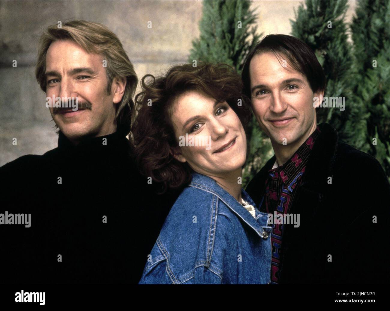 ALAN RICKMAN, Juliet Stevenson, Michael Maloney, wirklich Madly Deeply, 1990 Stockfoto