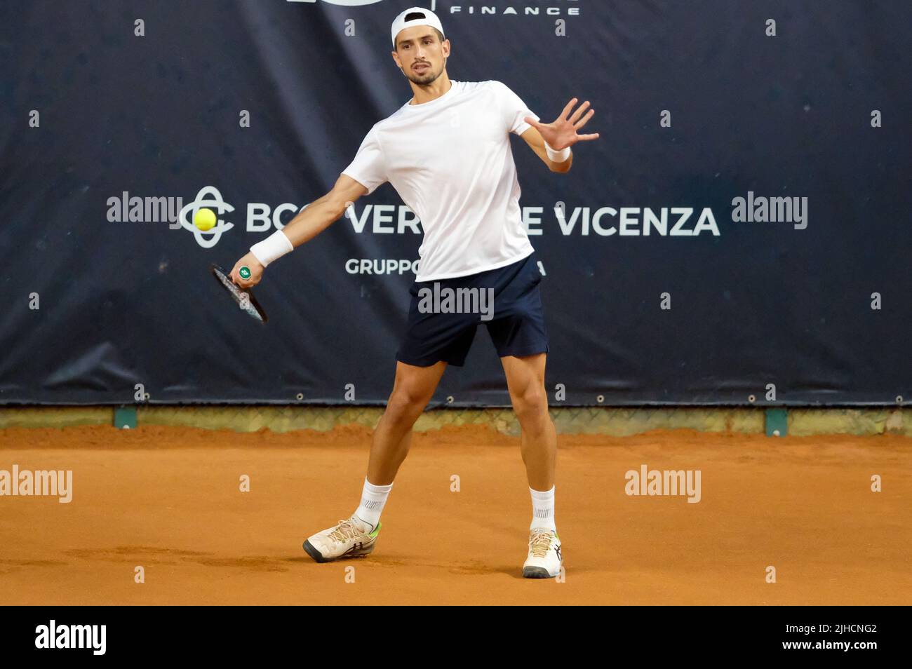 Verona, Italien. 17.. Juli 2022. Tennis Club Scaligero - Verona, Verona, Italien, 17. Juli 2022, Pedro Cachin während der ATP Challenger Tour - Finalspiel zwischen Francesco Maestrelli und Pedro Cachin - Tennis Internationals Credit: Live Media Publishing Group/Alamy Live News Stockfoto