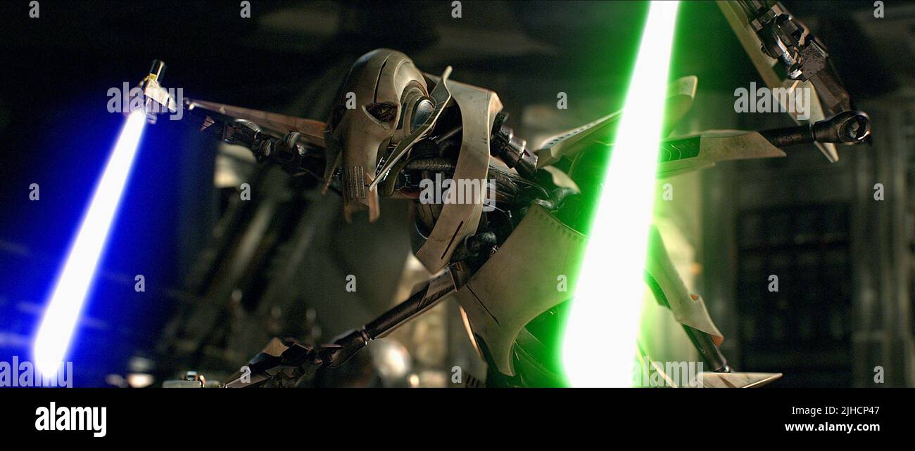 GENERAL GRIEVOUS, Star Wars: Episode III - Die Rache der Sith, 2005 Stockfoto