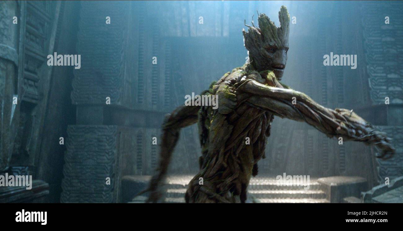 GROOT, WÄCHTER DER GALAXIE, 2014 Stockfoto