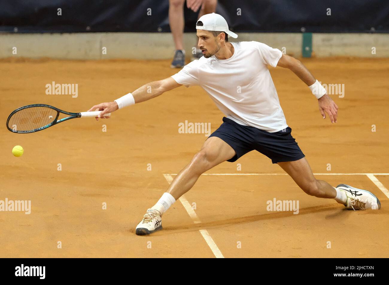 Verona, 17.. Juli 2022 - ATP Challenger Tour - Internazionali Tennis Città di Verona - Finales Spiel zwischen Pedro Cachin und Francesco Maestrelli Stockfoto