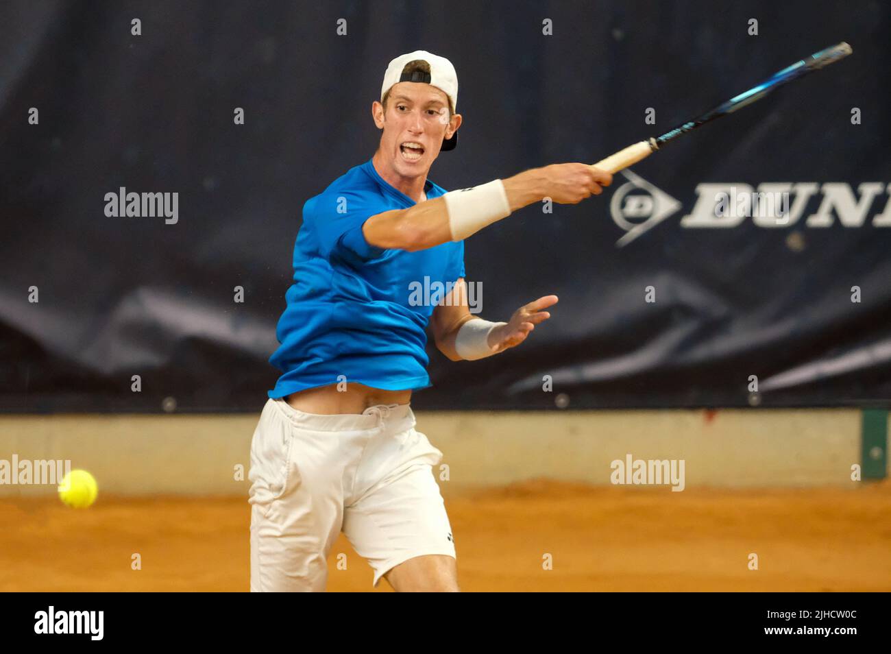 Verona, 17.. Juli 2022 - ATP Challenger Tour - Internazionali Tennis Città di Verona - Finales Spiel zwischen Pedro Cachin und Francesco Maestrelli Stockfoto
