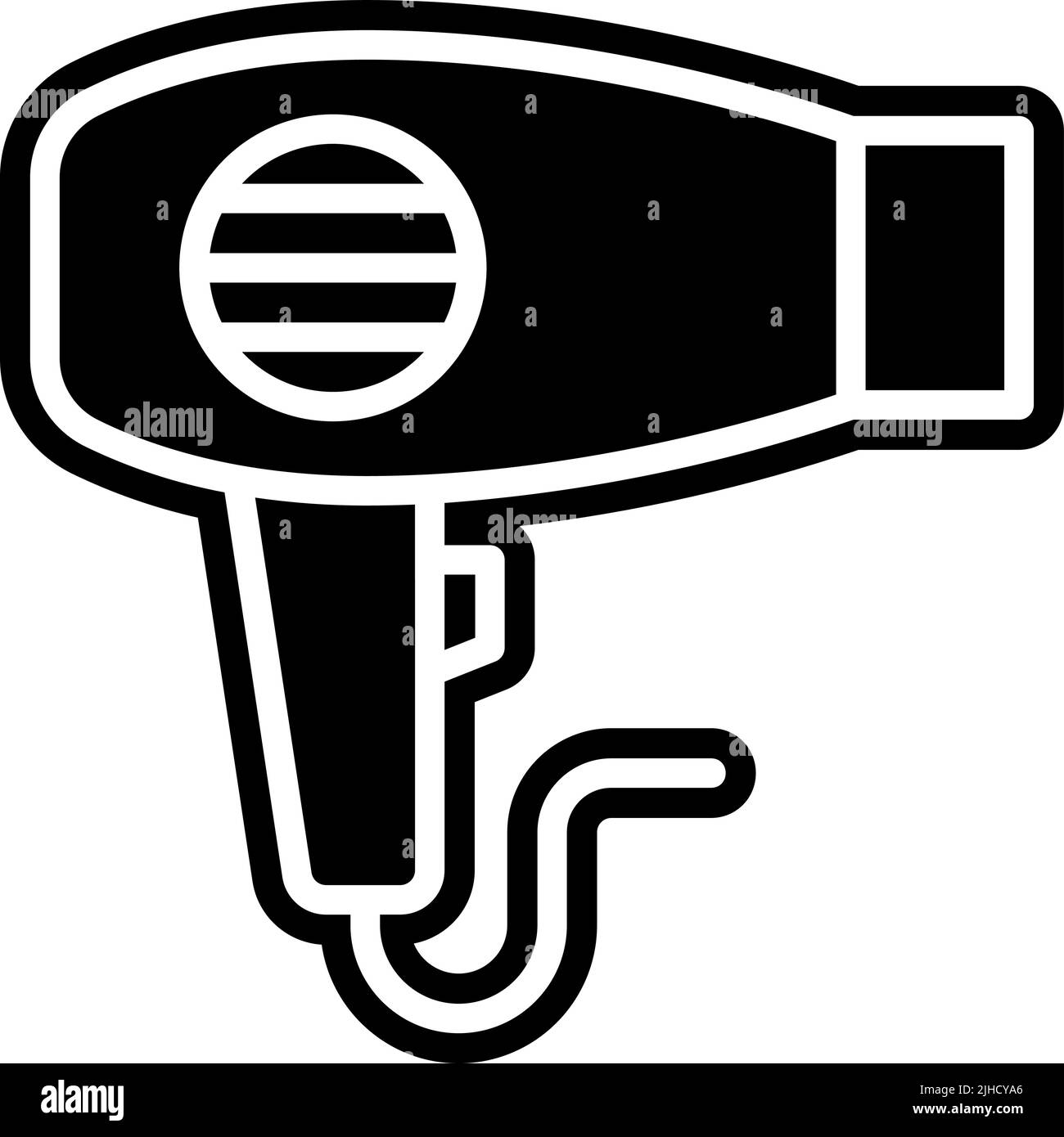 Hotel Haartrockner . Stock Vektor