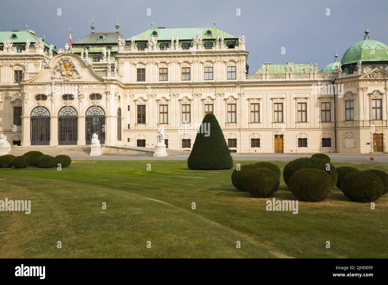 Schloss Belvedere, Wien, Österreich. Stockfoto