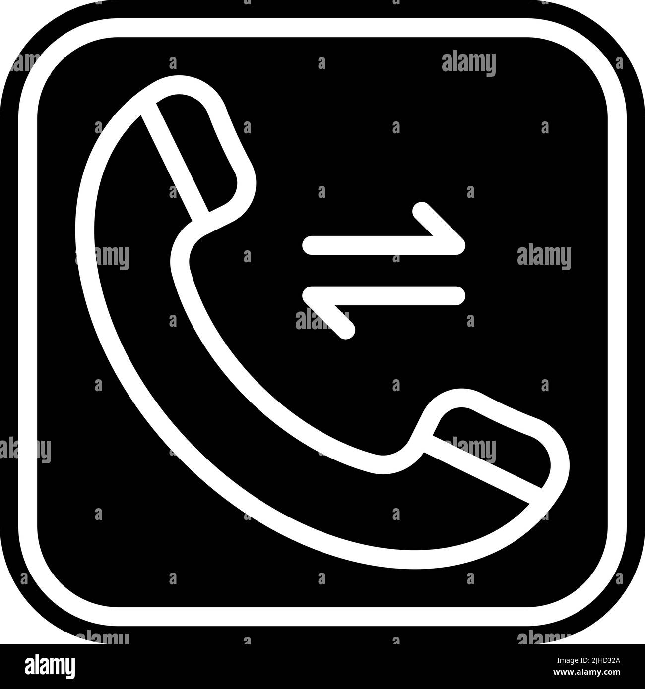 Telefonanruf . Stock Vektor