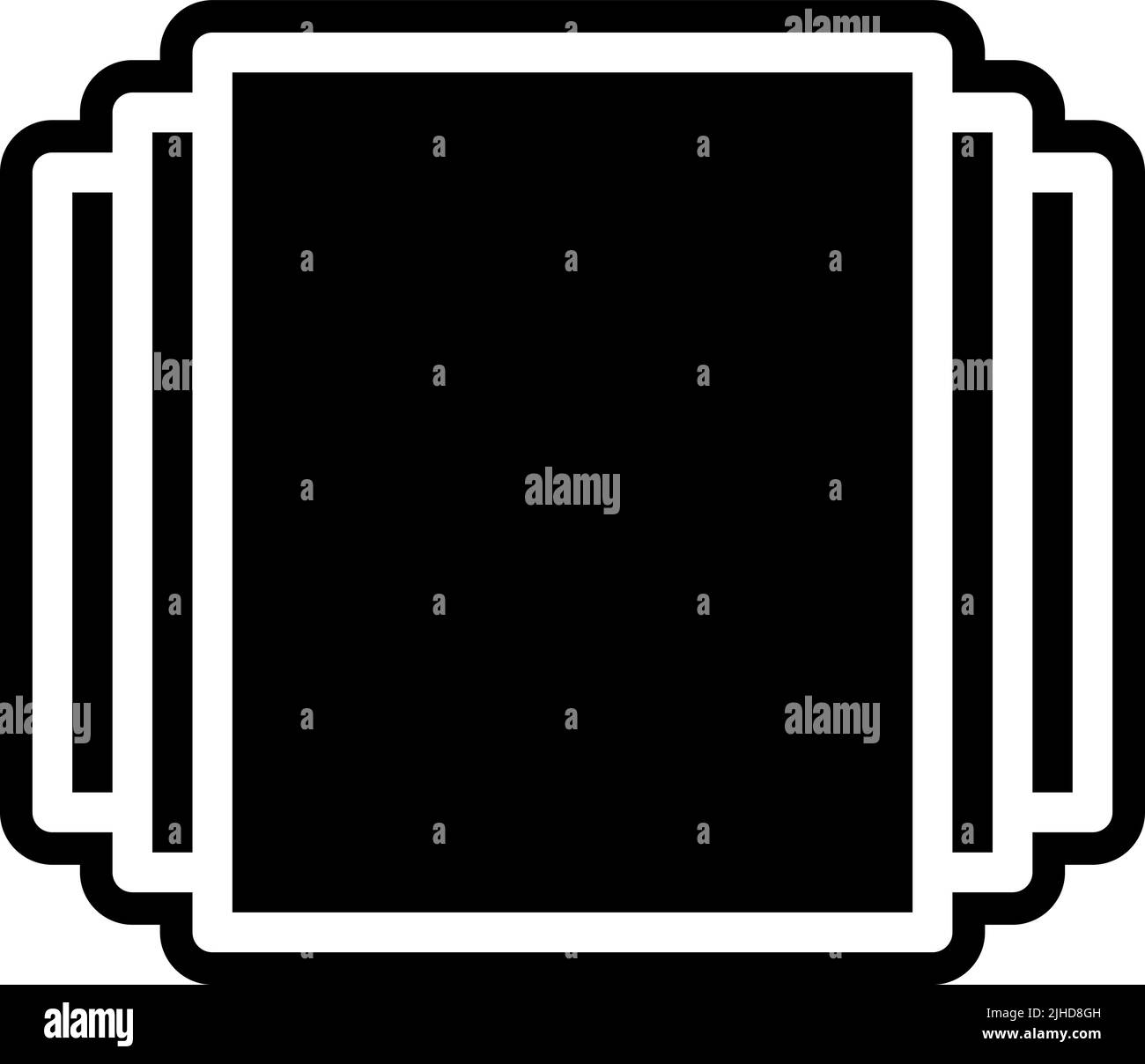 Business-Planung Diashow . Stock Vektor