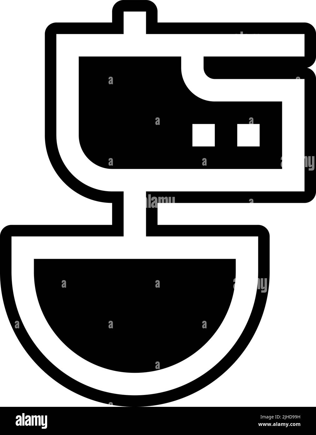 Kochtührer . Stock Vektor