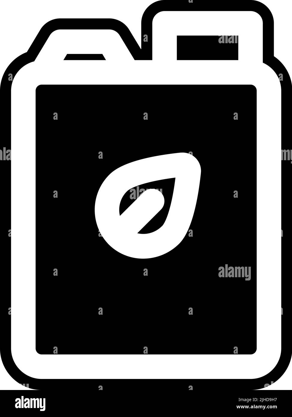 Ökologischer Kraftstoff . Stock Vektor