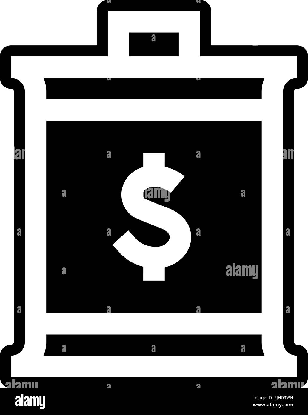 Wirtschaftskrise Kraftstoff . Stock Vektor