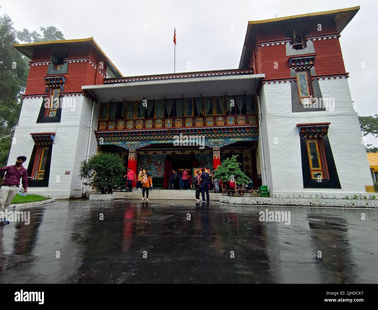 Gangtok, Sikkim, Indien, 17. Juni 2022, das Namgyal Institute of Tibetology ist ein Tibet-Museum. Stockfoto